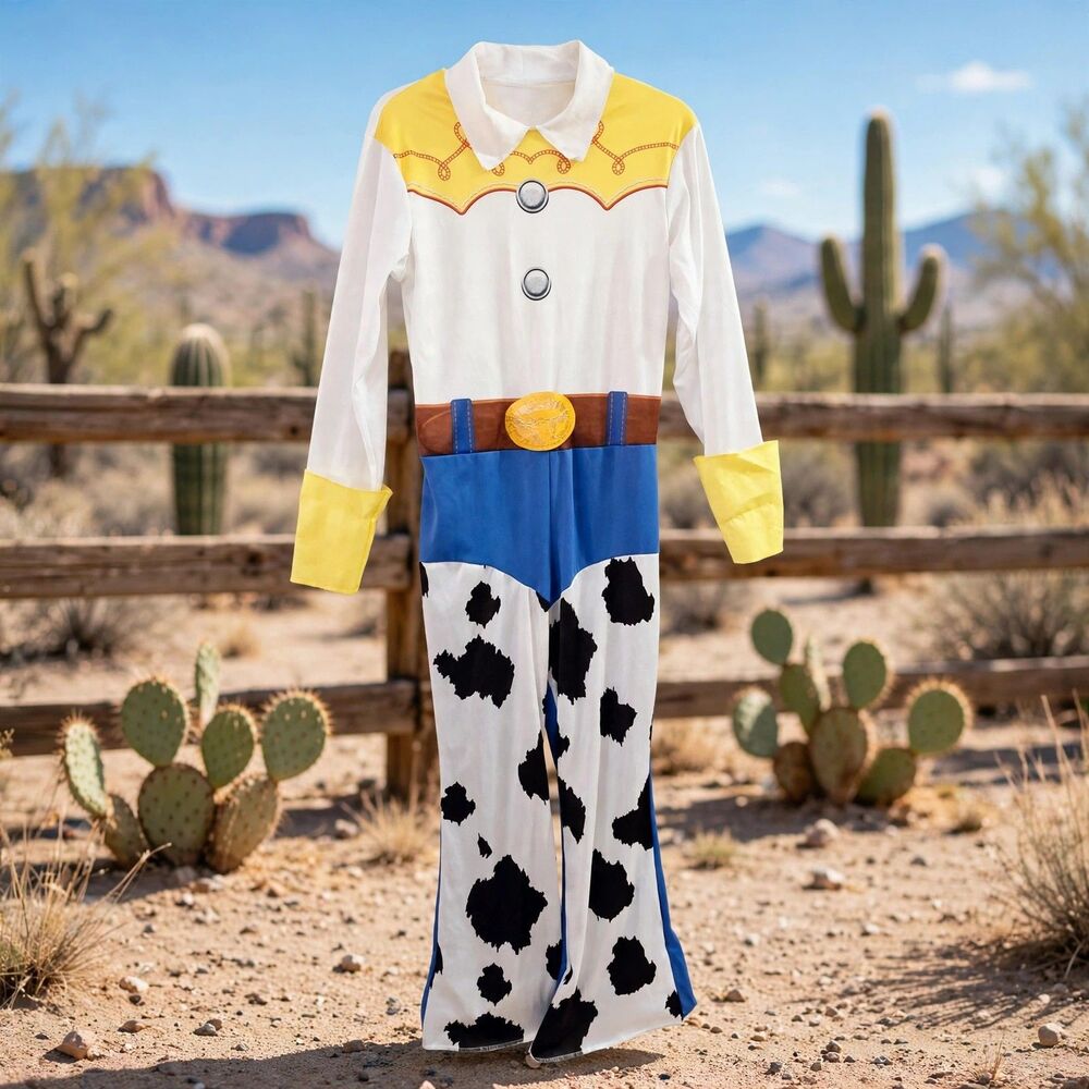 Disney Pixar Toy Story Jessie Costume Womens M 8 10 Cowgirl Halloween C201
